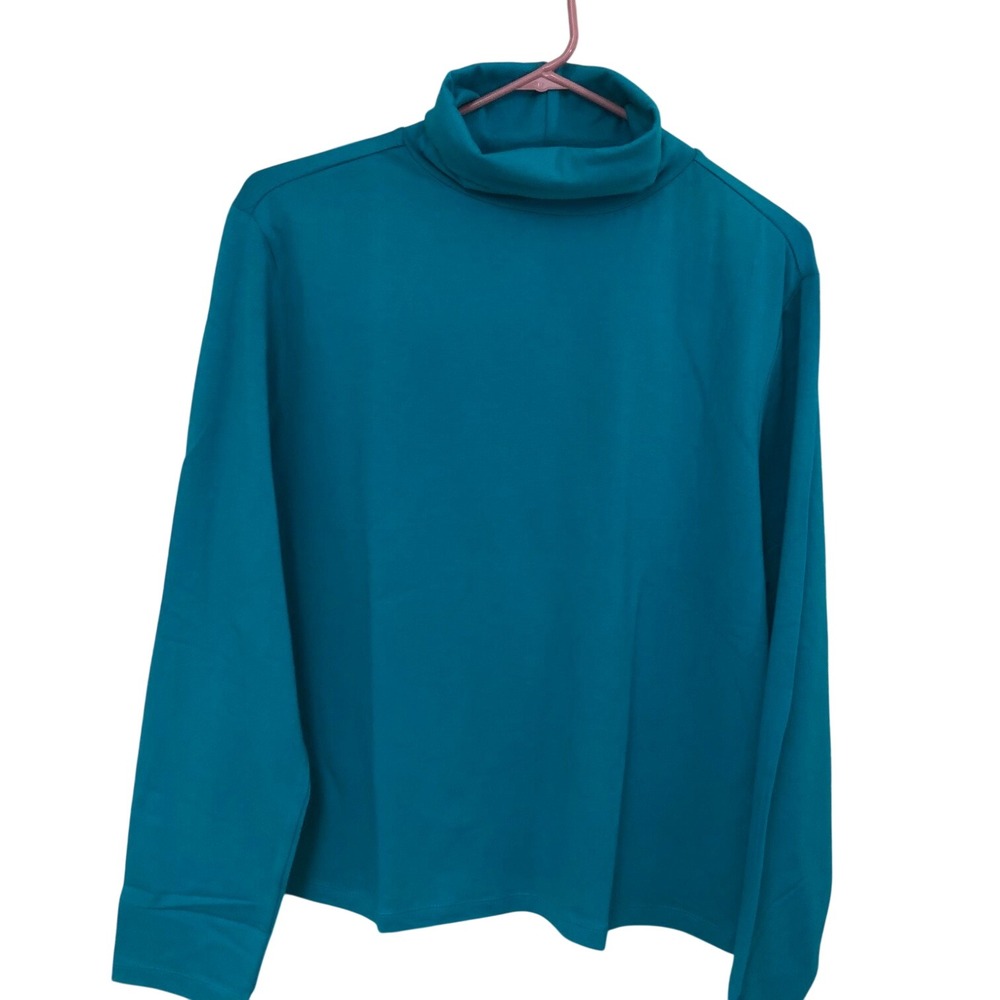 Y2K Chadwick's Real Comfort Turtleneck Top Fall Layering NEW Long Slv Women XL